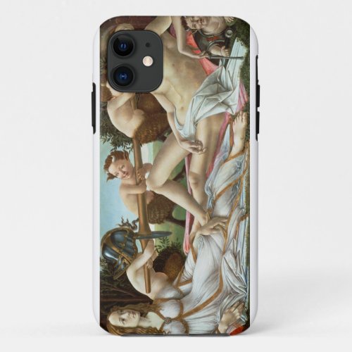 Venus and Mars c1485 tempera and oil iPhone 11 Case