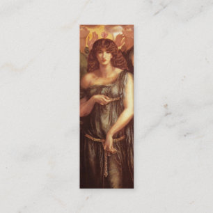 Venus Astarte Bookmark by Dante Gabriel Rossetti Mini Business Card