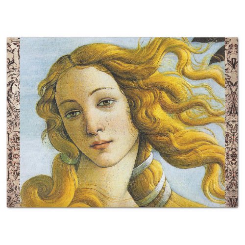 VENUS BY BOTTICELLI 15TH CENTURY PAINTING TISSUE PAPER