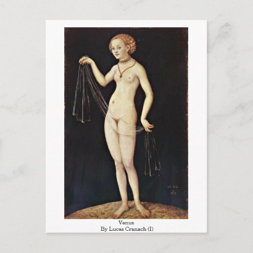 Venus By Lucas Cranach I Postcard
