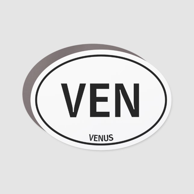 Venus Car Magnet (Front)