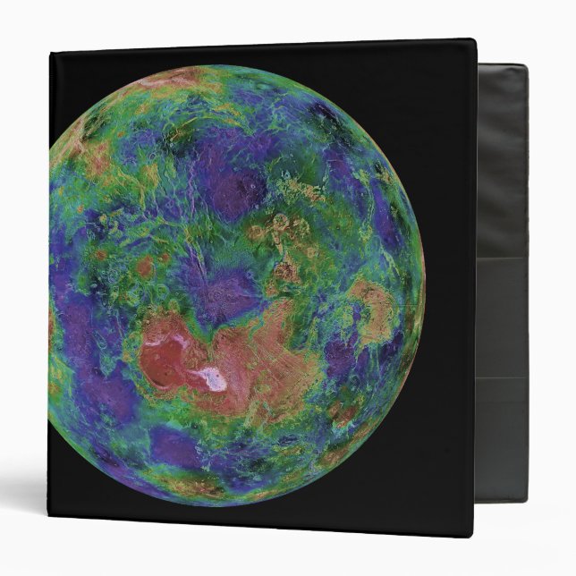 Venus centered on the North Pole Binder (Front/Inside)