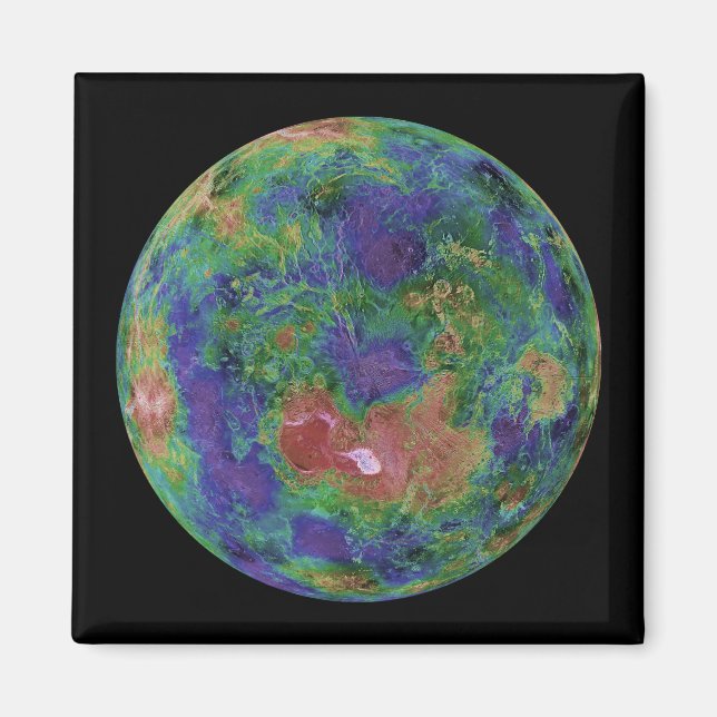 Venus centered on the North Pole Magnet (Front)