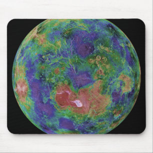 Venus centered on the North Pole Mouse Pad
