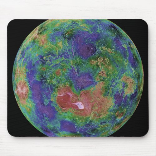Venus centered on the North Pole Mouse Pad