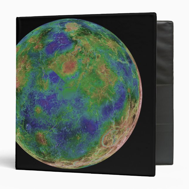 Venus centered on the South Pole Binder (Front/Inside)