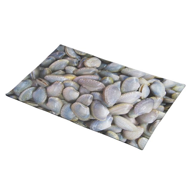 Venus Clam [หอยลาย] Cloth Placemat (On Table)