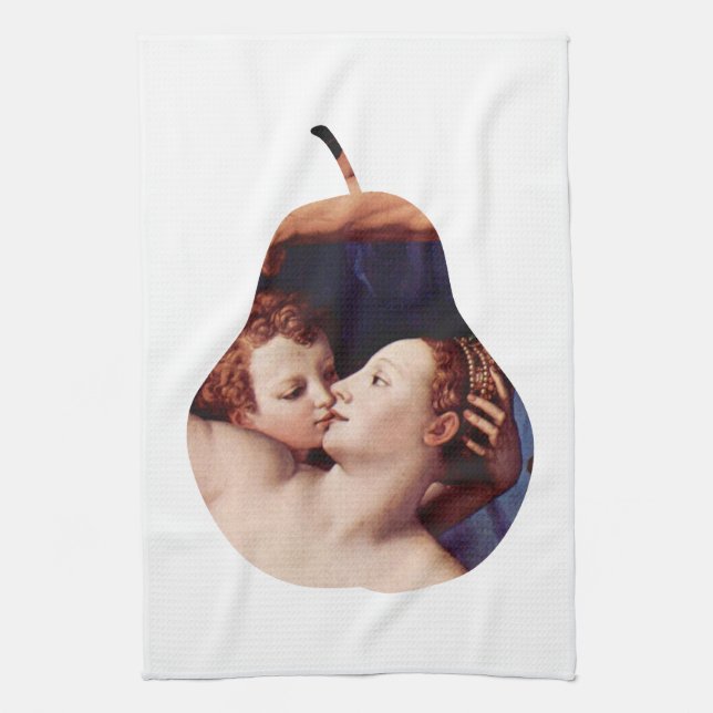 Venus, Cupid, Folly and Time by Bronzino Kitchen Towel (Vertical)