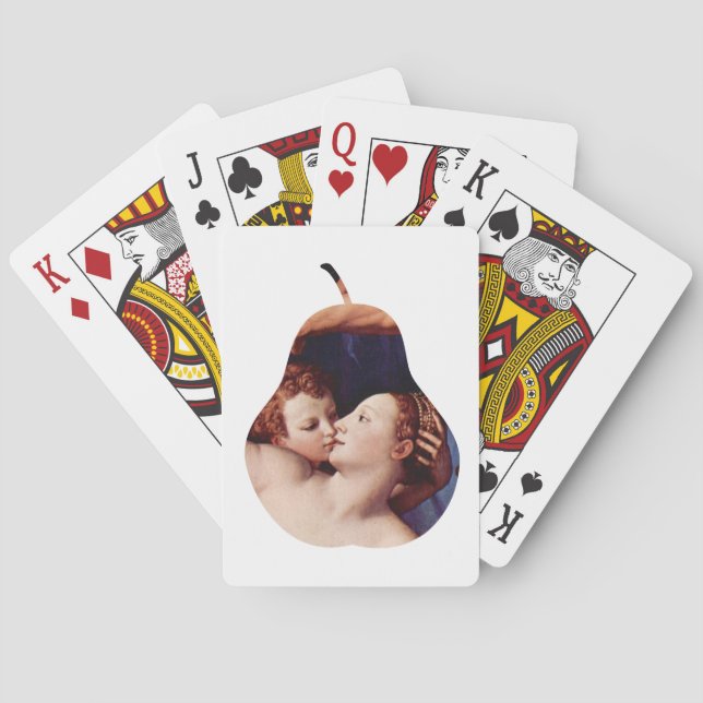 Venus Cupid Folly and Time by Bronzino Playing C Poker Cards (Back)