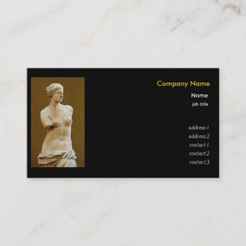 Venus de Milo Business Card