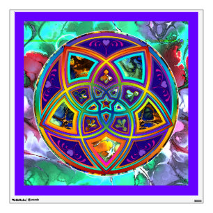 Venus Flower of Love fineART Flower Power / Square Wall Decal