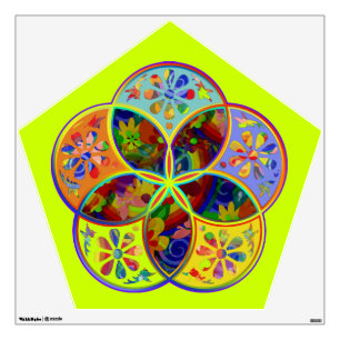 Venus Flower of Love fineART Flower Power Wall Sticker