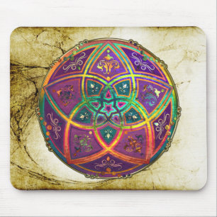 Venus Flower of Love fineART Oriental Antique Gold Mouse Pad