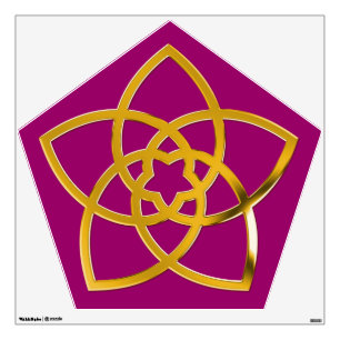 VENUS FLOWER / Venusblume GOLD Wall Decal