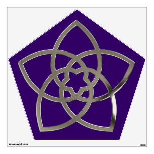 VENUS FLOWER / Venusblume SILVER Wall Decal