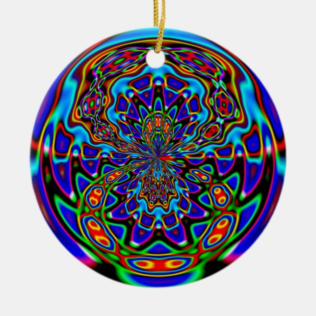 Venus Fly Trap Ceramic Ornament (Front)