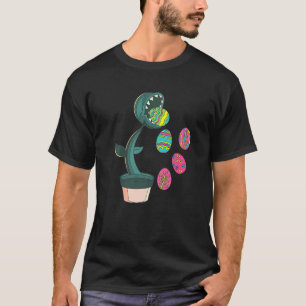 Venus Fly Trap Eating Egg Easter Day Funny Boys Gi T-Shirt