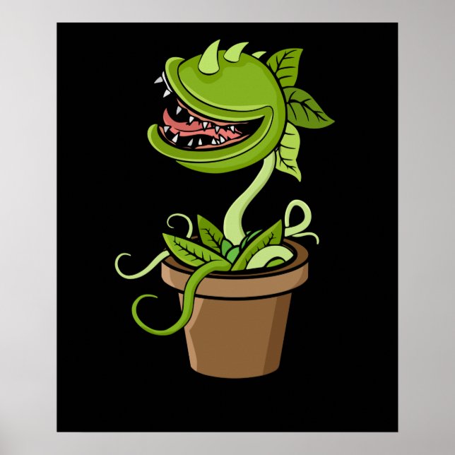 Venus Fly Trap Plant Gift Men Carnivorous Plants Poster (Front)