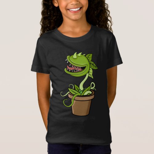 Venus Fly Trap Plant Gift Men Carnivorous Plants T_Shirt