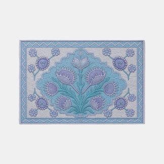 Venus Fly Trap Turkish Embroidered-ish Rug