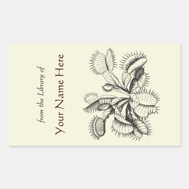 Venus Flytrap Bookplate (Front)