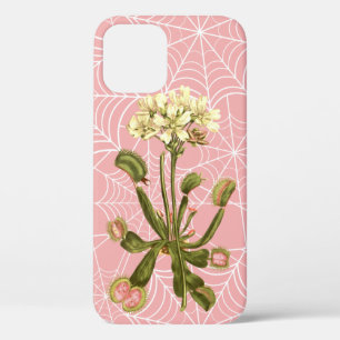 venus flytrap floral spider web iPhone 12 case