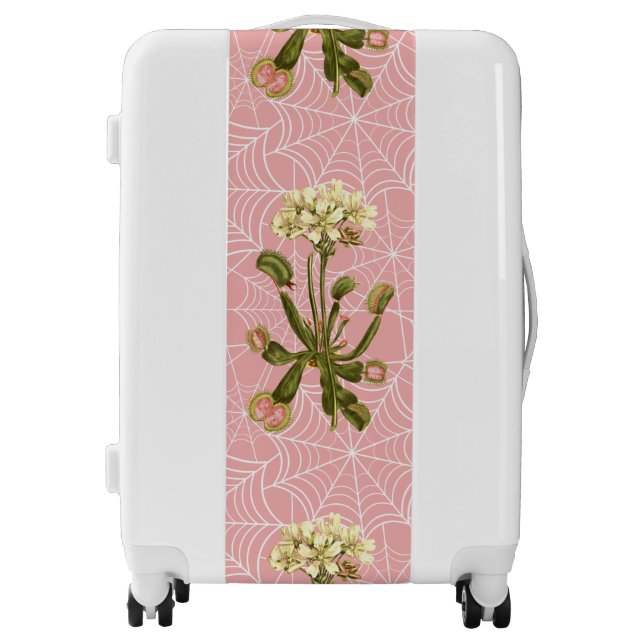 venus flytrap floral spider web luggage (Front)