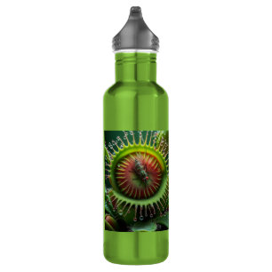 Venus Flytrap Floral Weird Bold Fun Stainless Steel Water Bottle