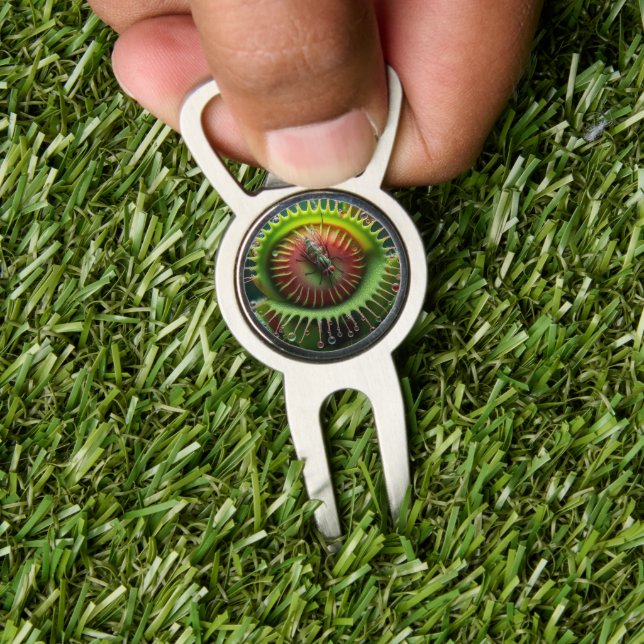 Venus Flytrap Floral Whimsical Fun Divot Tool (Insitu 1)
