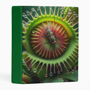Venus Flytrap Floral Whimsical Spooky Mini Binder