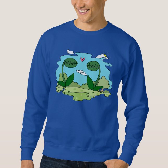 venus flytrap love sweatshirt (Front)