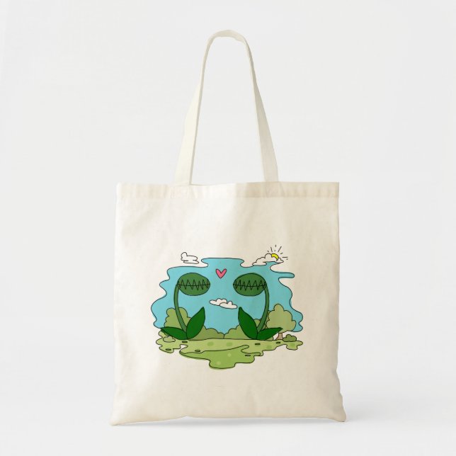 venus flytrap love tote bag (Front)