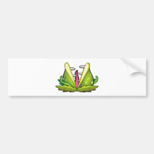 venus flytrap monster bumper sticker