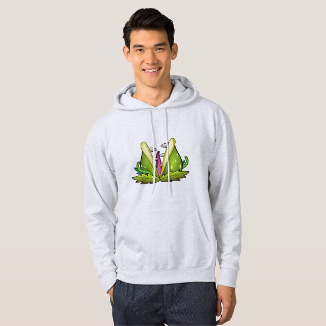 venus flytrap monster mens hoody hoodie sweatshirt (Front Full)