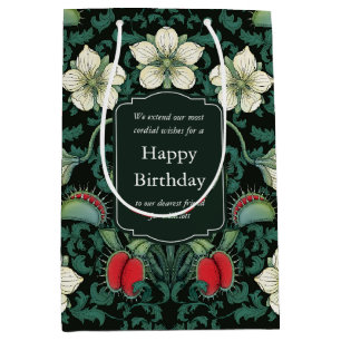 Venus Flytrap Personalized Victorian Medium Gift Bag