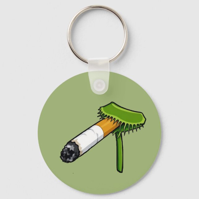 Venus Flytrap Plant With Cig Keychain (Front)