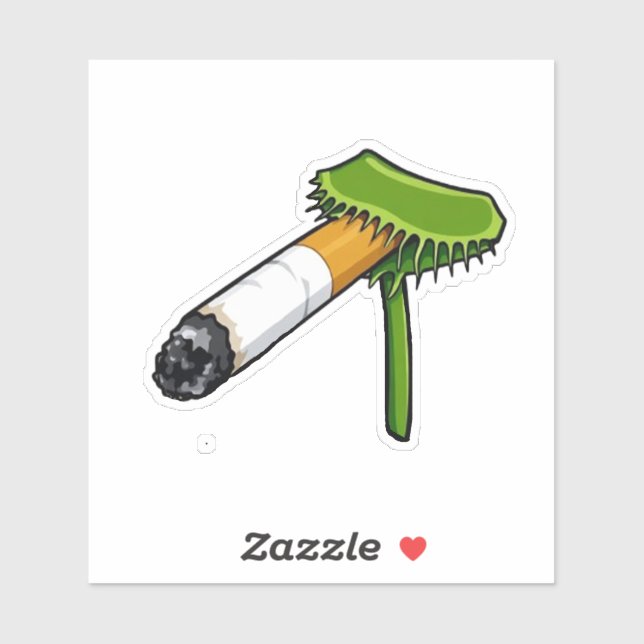 Venus Flytrap Plant With Cig Sticker (Sheet)