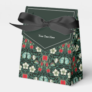 Venus Flytrap Victorian Botanical Custom Tent Favor Boxes