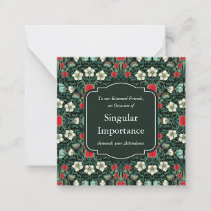 Venus Flytrap Victorian Gothic Mini Note Card