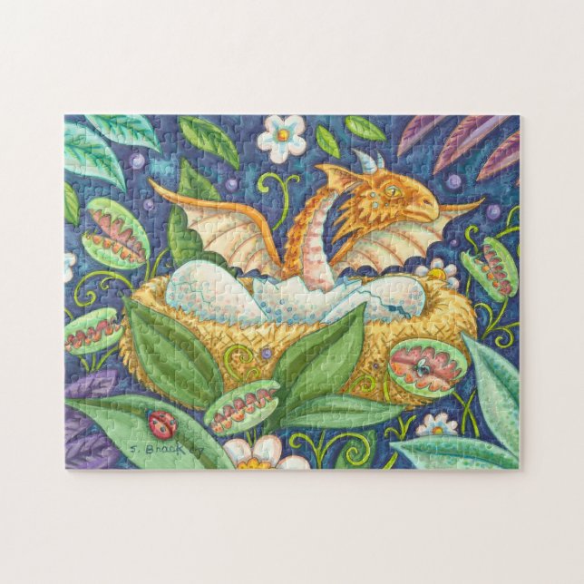 Venus Flytraps and Hatching Dragon PUZZLE (Horizontal)