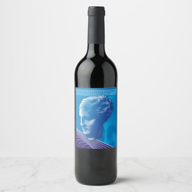 Venus head wine label (Front)