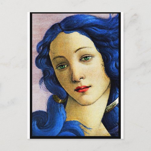 Venus In Blue Postcard
