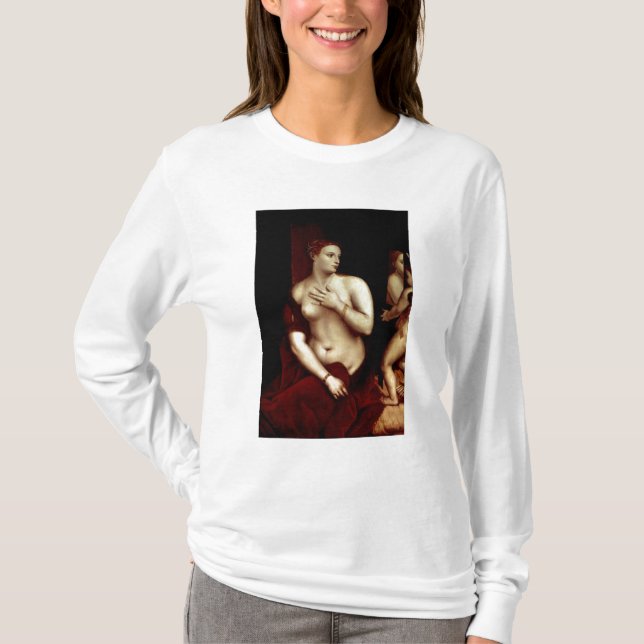 Venus in Front of the Mirror T-Shirt (Front)