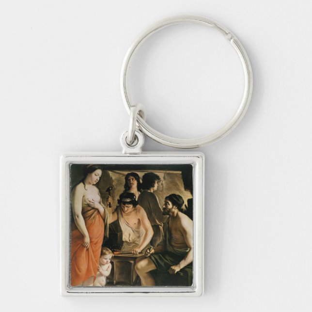 Venus in Vulcan's Forge, 1641 Keychain (Front)