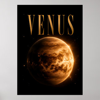 Venus Luxury Space Editorial Graphic Poster