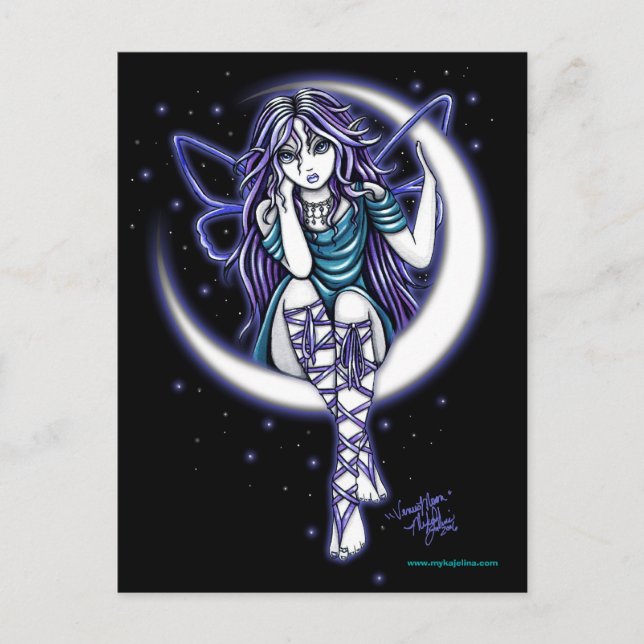 Venus Moon Celestial Fairy Fantasy Postcard (Front)