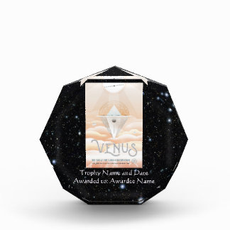 Venus Obsevatory for Mars transit viewing Acrylic Award