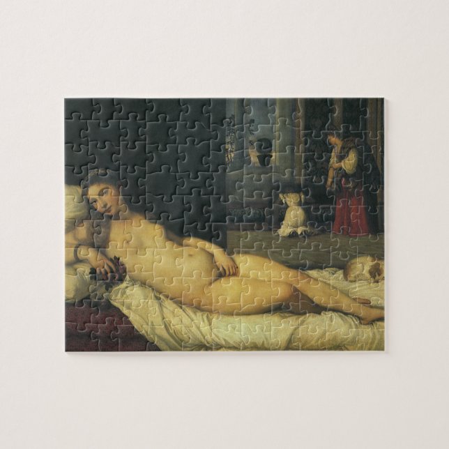 Venus of Urbino by Titian, Renaissance Art Jigsaw Puzzle (Horizontal)