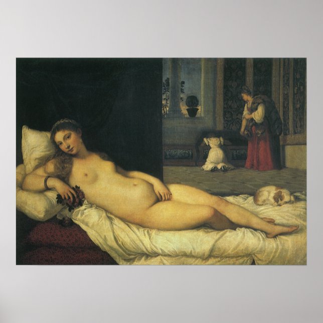 Venus of Urbino by Titian, Renaissance Art Poster (Front)