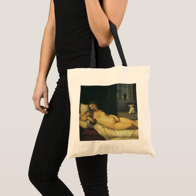 Venus of Urbino by Titian, Renaissance Art Tote Bag (Front (Product))